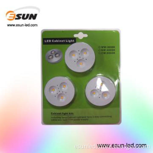 puck light led 3W DC12V 250lm CE RoHS